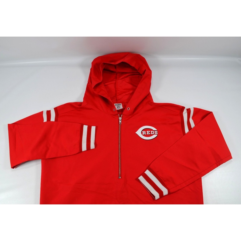 Victoria's Secret Cincinnati Reds Love Pink  1/4 Zip Pullover Jacket Womens‎ S - Picture 7 of 16